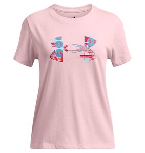Under Armour Ua Big Logo Ua Fill Ss - prime pink