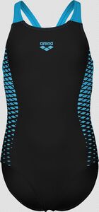 Arena GirlS Arena Openings Swimsuit - black-turquoise
