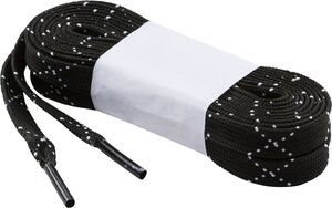 Firefly Schn�rsenkel Gewachst Mit Kreuz - schwarz