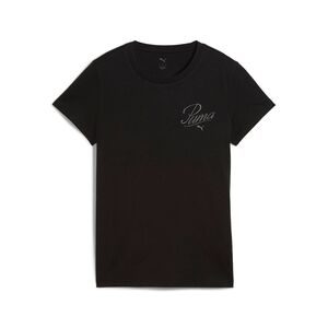 Puma ESS SCRIPT Tee - schwarz
