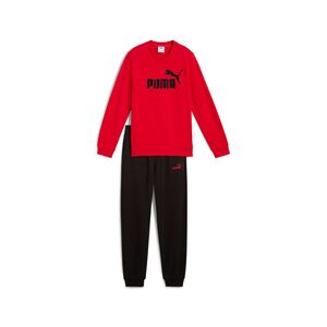 Puma ESS No.1 Logo Crew Sweat Suit TR B - rot