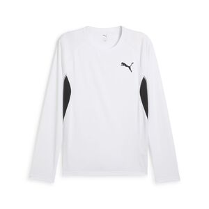 Puma M CROSS THE LINE LS TEE 3.0 - weiss