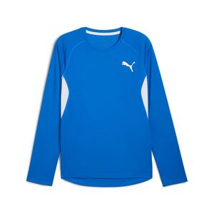Puma M CROSS THE LINE LS TEE 3.0 - blau