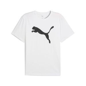 Puma M TAD ESSENTIALS Solid Cat Tee (CF big cat) - weiss