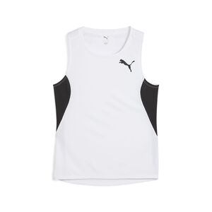 Puma W CROSS THE LINE SINGLET 3.0 - weiss