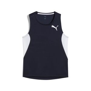 Puma W CROSS THE LINE SINGLET 3.0 - blau