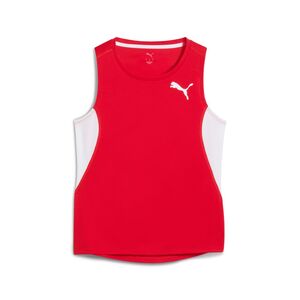 Puma W CROSS THE LINE SINGLET 3.0 - rot