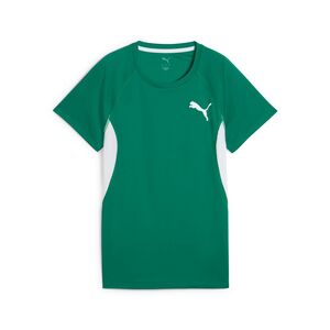 Puma W CROSS THE LINE TEE 3.0 - gr�n