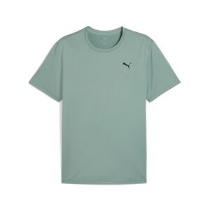 Puma M TAD ESSENTIALS SOLID CAT TEE (LC small cat) - grn
