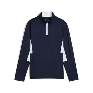 Puma Boys Pure 2.0 1/4 Zip - blau