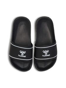 Hummel Pool Slide Jr - black/white