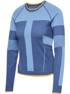 Hummel Hmlseamless Tee Ls - dutch blue