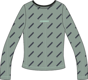 Hummel Hmlsilje Top L/S - iceberg green