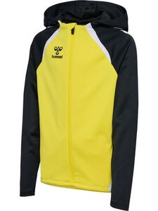 Hummel Hmllead 2.0 Zip Hoodie Kids - blazing yellow/black