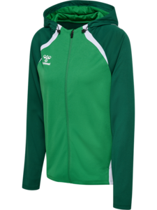 Hummel Hmllead 2.0 Zip Hoodie Woman - jelly bean/evergreen