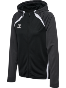 Hummel Hmllead 2.0 Zip Hoodie Woman - black/asphalt