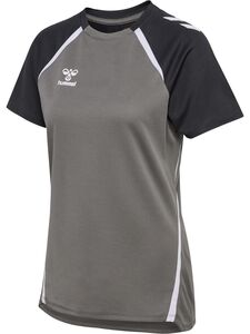 Hummel Hmllead 2.0 Jersey S/S Woman - steel gray/asphalt