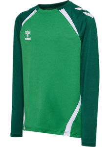 Hummel Hmllead 2.0 Crew Sweat Kids - jelly bean/evergreen