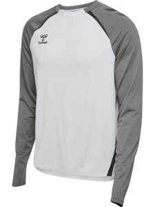 Hummel Hmllead 2.0 Crew Sweat - white/steel gray