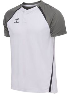 Hummel Hmllead 2.0 Polo - white/steel gray