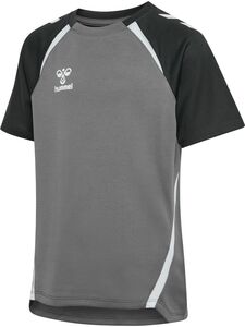 Hummel Hmllead 2.0 Jersey S/S Kids - steel gray/asphalt