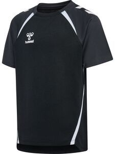 Hummel Hmllead 2.0 Jersey S/S Kids - black/asphalt