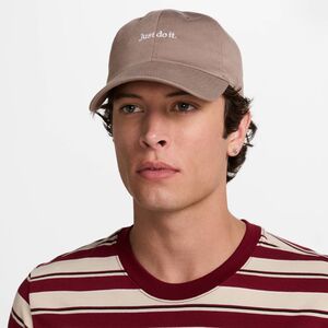 Nike U Nk Club Cap U Cb Jdi L - mink brown/white