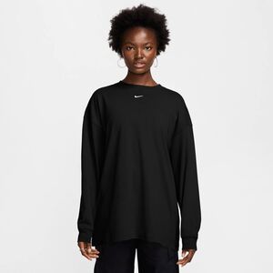Nike W Nsw Essntl Os Ls Tee - black