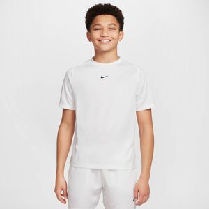 Nike B Nk Df Multi Ss  Top Lbr Hthr - white/white/black