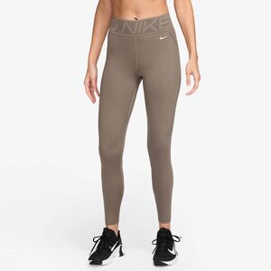 Nike W Np Sculpt Df Hr Tight Gg - mink brown/white