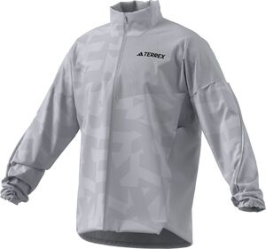 adidas Mt Print Wind J - dshgry/white