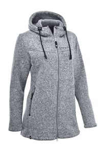 Maul Wilde Kaiserin - Strickfleece - light grey