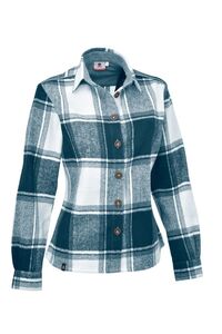 Maul Filzmoos - Flanell Bluse - petrol blue