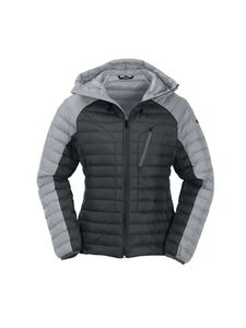 Maul Annaberg - Steppjacke + Kapuze - black/grey