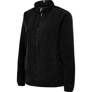 Hummel hmlNORTH FULL ZIP FLEECE JACKET WOMAN - BLACK/ASPHALT