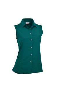 Maul Biggesee - Blusentop-Elastic - green