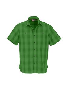 Maul Askim Ii - 1/2 Hemd Karo Elast - gruen