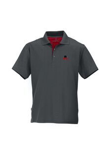 Maul Spiez Fresh - 1/2 Poloshirt - antrha/rot
