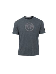 Maul Earth Fresh - 1/2 T-Shirt+Prin - dark grey