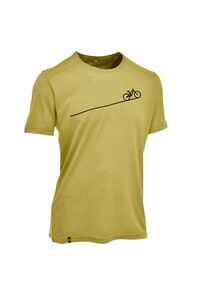 Maul Bezau - 1/2 T-Shirt+Print - mocca