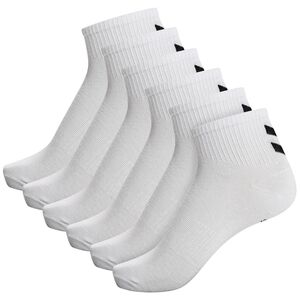 Hummel Hmlchevron 6-Pack  Mid Cut Socks - white/white