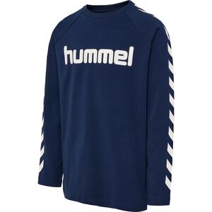 Hummel Hmlboys t-shirt l/s - black iris/black iris