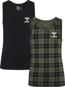Hummel Hmlnolan tank top 2-pack - dusty olive