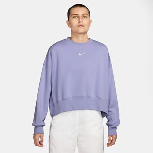 Nike W Nsw Phnx Flc Oos Crew - lilac ice/sail