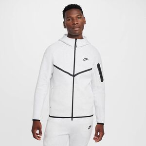 Nike M Nk Tch Flc Fz Wr Hoodie - birch heather/black