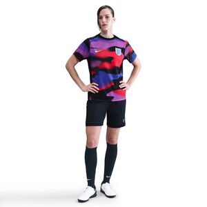 Nike Ent W Nk Df Acdpr Ss Top Pm - hyper royal/black/white