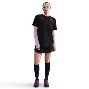 Nike Ent W Nk One Relaxed Df Ss Top - black/vivid purple