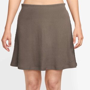 Nike W Nsw Nk Chll Knt Rib Mini Skt - mink brown/mink brown