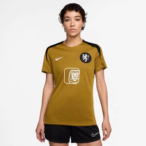 Nike Knvb W Nk Df Strk Ss Top K - bronzine/bronzine/black/white