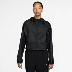 Nike W Nsw Nk Wr Wvn Ltwt Hded Jkt - black/black/white